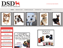 Tablet Screenshot of doggystyledesigns.com